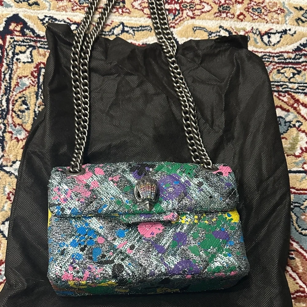 Kurt Geiger Multicolor Sequin Shoulder Bag - Picture 3 of 7